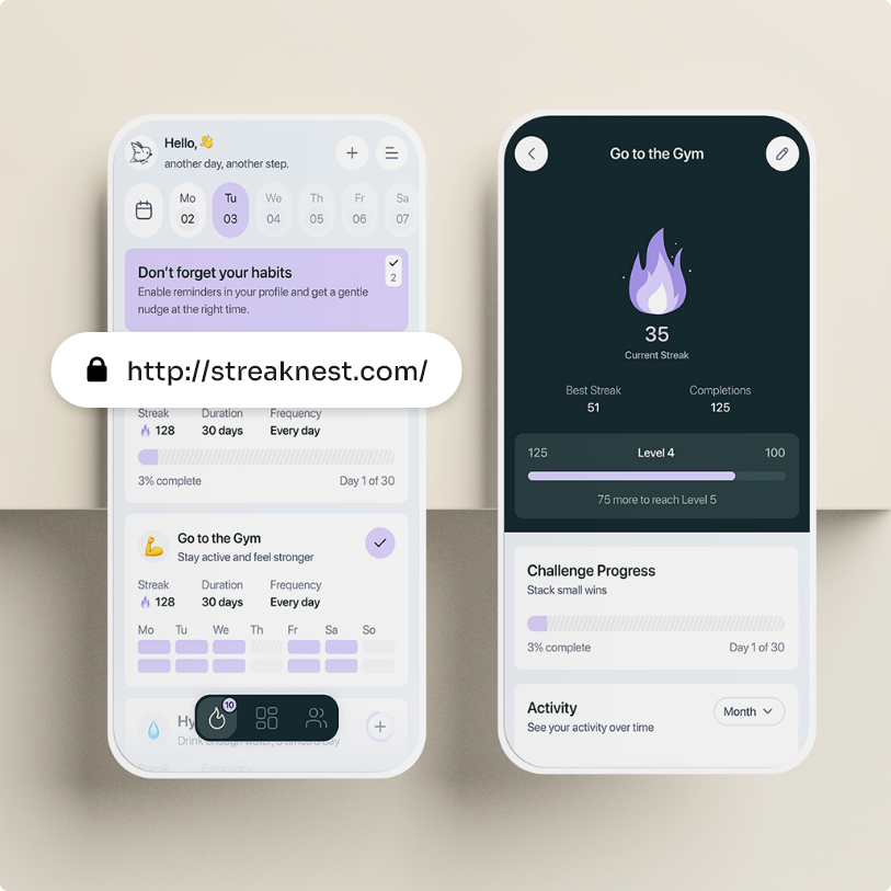 streaknest habit tracker app development team